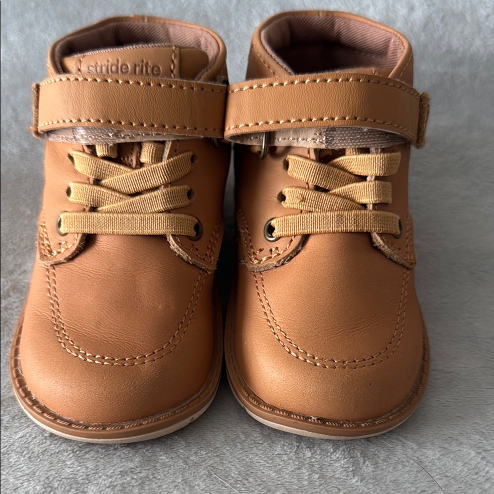 Stride Rite Tan Kids Shoes